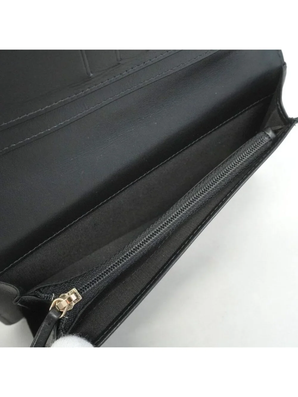 Chanel Wallet Boy Caviar Leather Black Gold